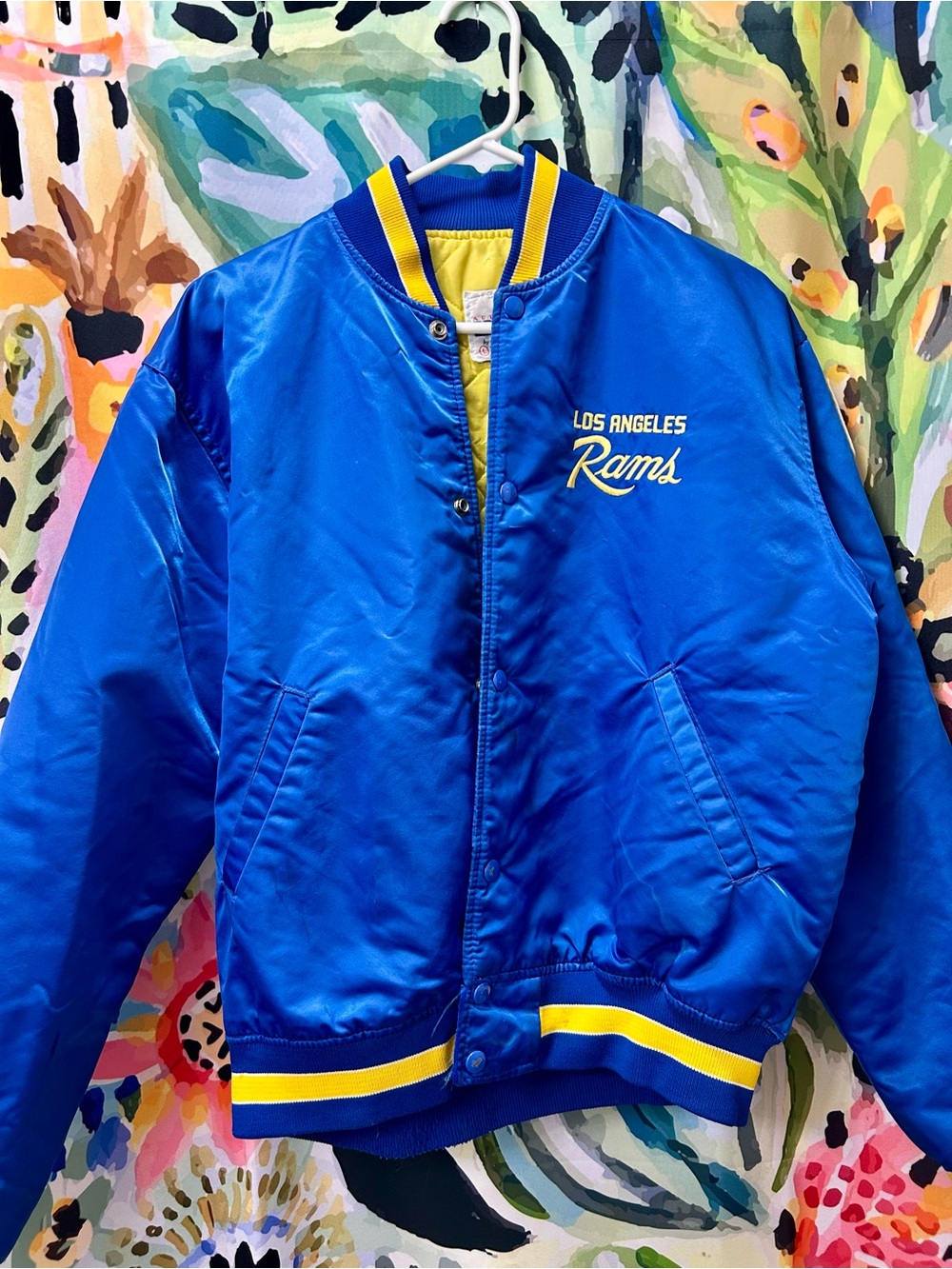 Vintage Starter Jacket-Los Angeles Rams Size L